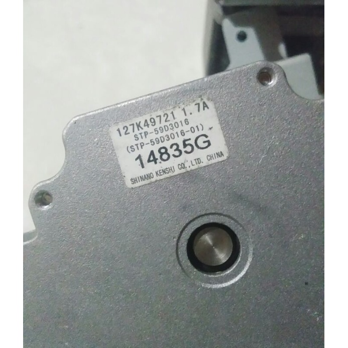 STEPPER MOTOR NEMA23 - 1,7A  SET, PULLY BELT GEAR SESUAI FOTO