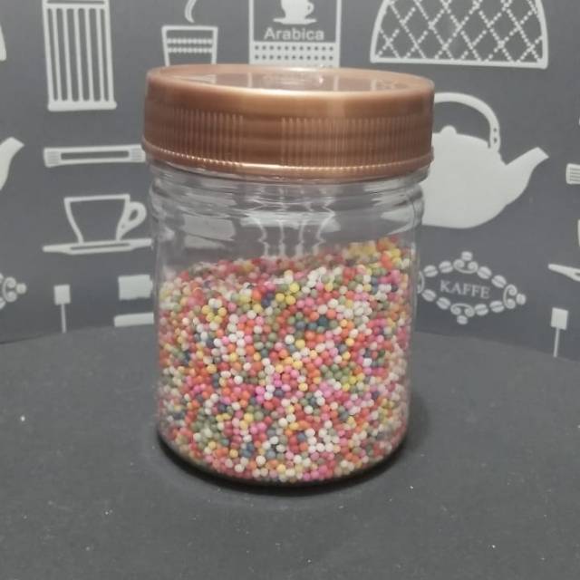 Toples Jar Plastik/Botol Pet 100 ml/Sambal/Bumbu/Selai/Madu