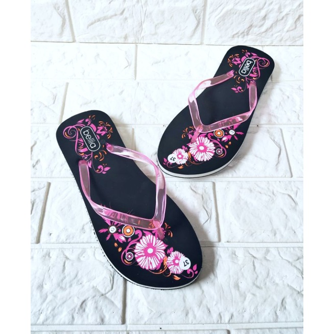 Sandal Japit Wanita Motif Sendal Jepit Jepit Murah Sandal Lucu