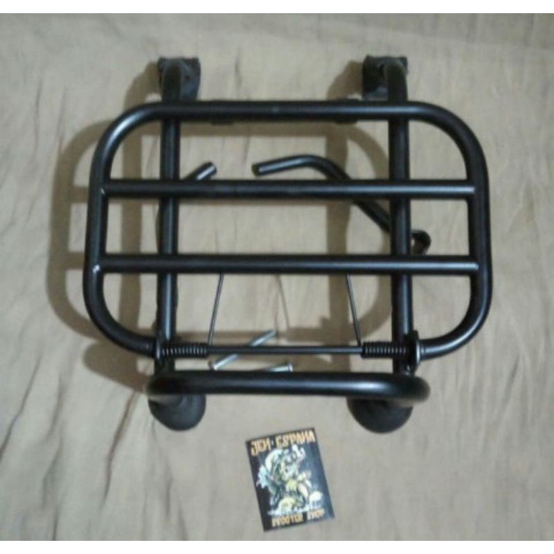 front rack vespa px, exel, super, spriny, ps, exlusif. aksesoris vespa