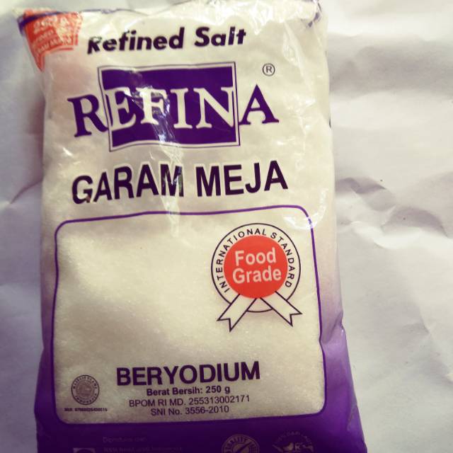 

Garam refina garam meja