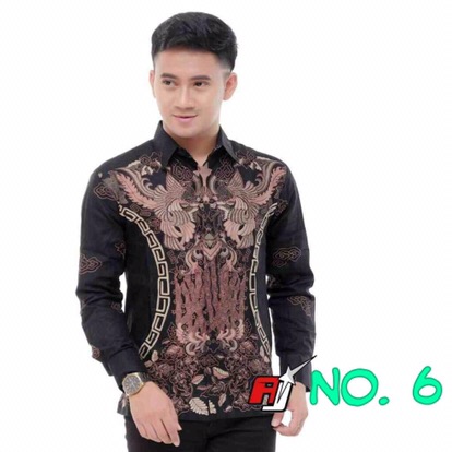 Seragam Kemeja Batik Pria Lengan Panjang Harga Grosir Siap Kirim Seluruh Indonesia Bebas Pilih Motif
