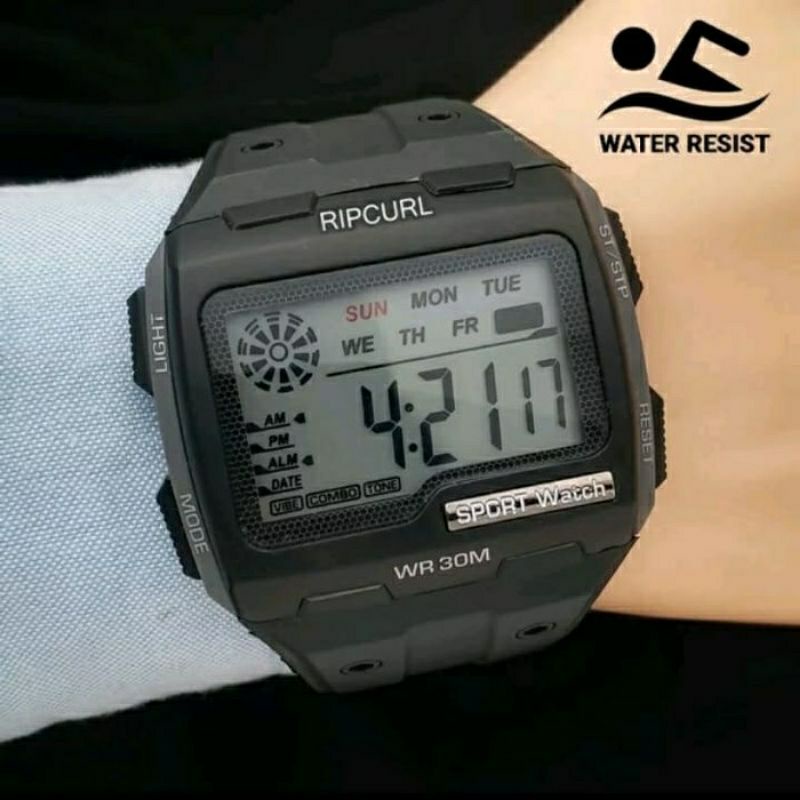 JAM TANGAN PRIA DIGITAL RIPCURL SEGI