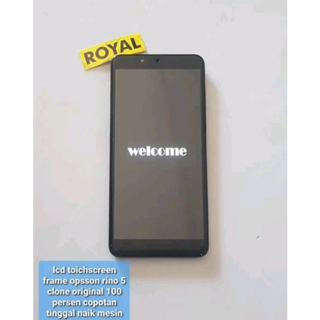 lcd touchscreen frame opsson rino 5 original 100% copotan asli bergaransi tinggal naik mesin