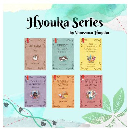 Paket 6 Novel Hyouka Series 1 2 3 4 5 6