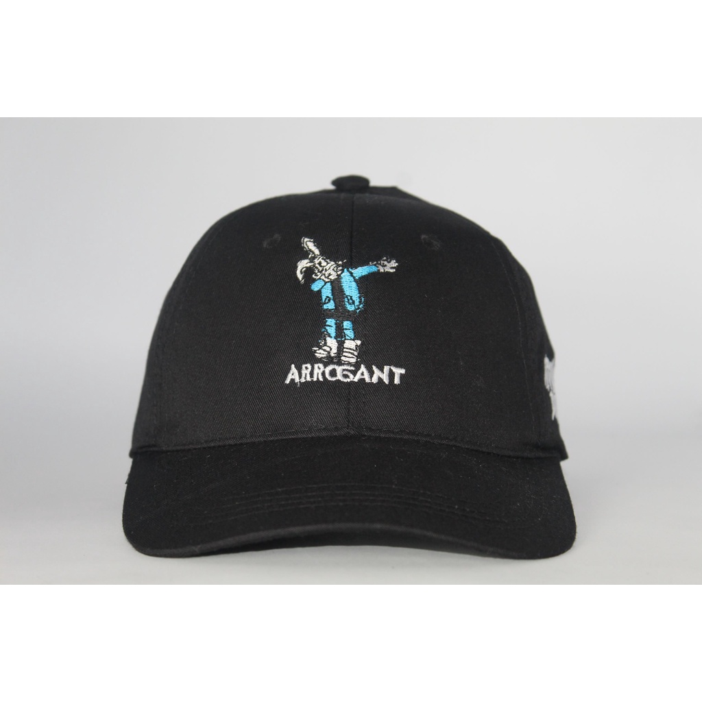 Topi baseball motif AROGANT/Topi motif kartun/Topi unisex Trendy