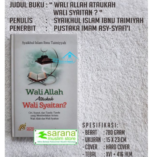 Buku Wali Allah Atau Wali Syaitan