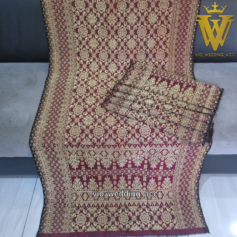 songket palembang Tenun asli