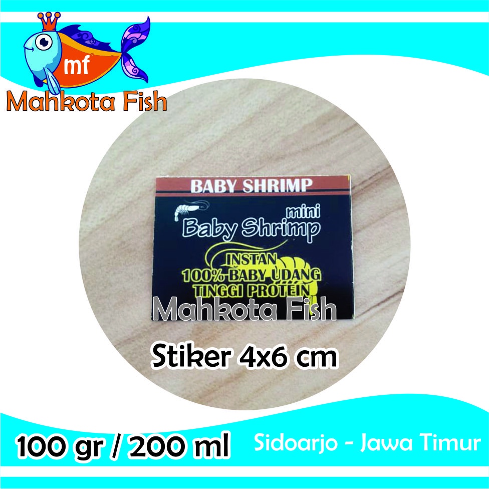 Botol Baby Shrimp | Botol Repack 100 gr / 200 ml Baby Shrimp | Baby Shrimp