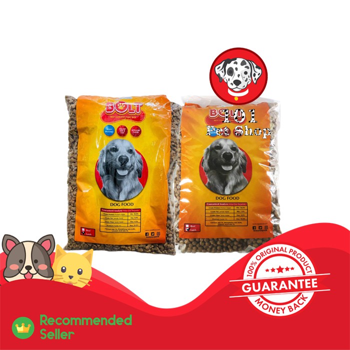 MAKANAN ANJING BOLT DOG BEEF 1KG