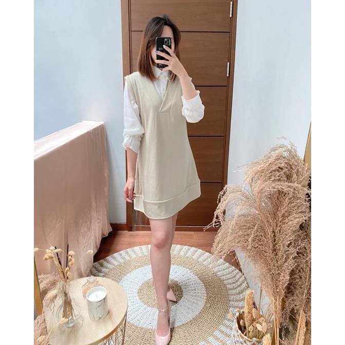 DRESS MINI KHATERINE SET | FASHION WANITA | SETELAN DRESS | DRESS SET | SETELAN DRESS WANITA