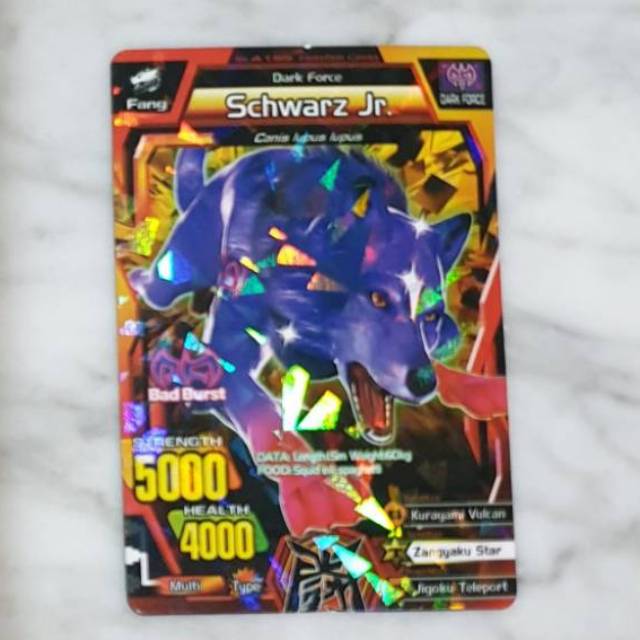 Mainan kartu animal kaiser Schwarz Jr