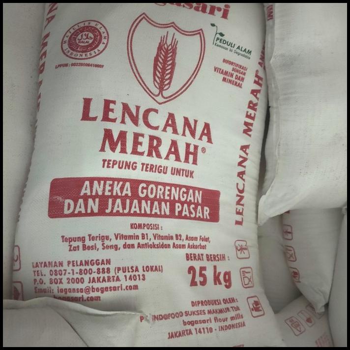 Terigu Lencana Merah 25Kg (1Karung)