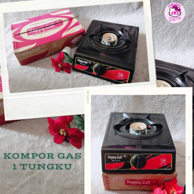 Kompor Satu Tungku Happy Call Shopee Indonesia