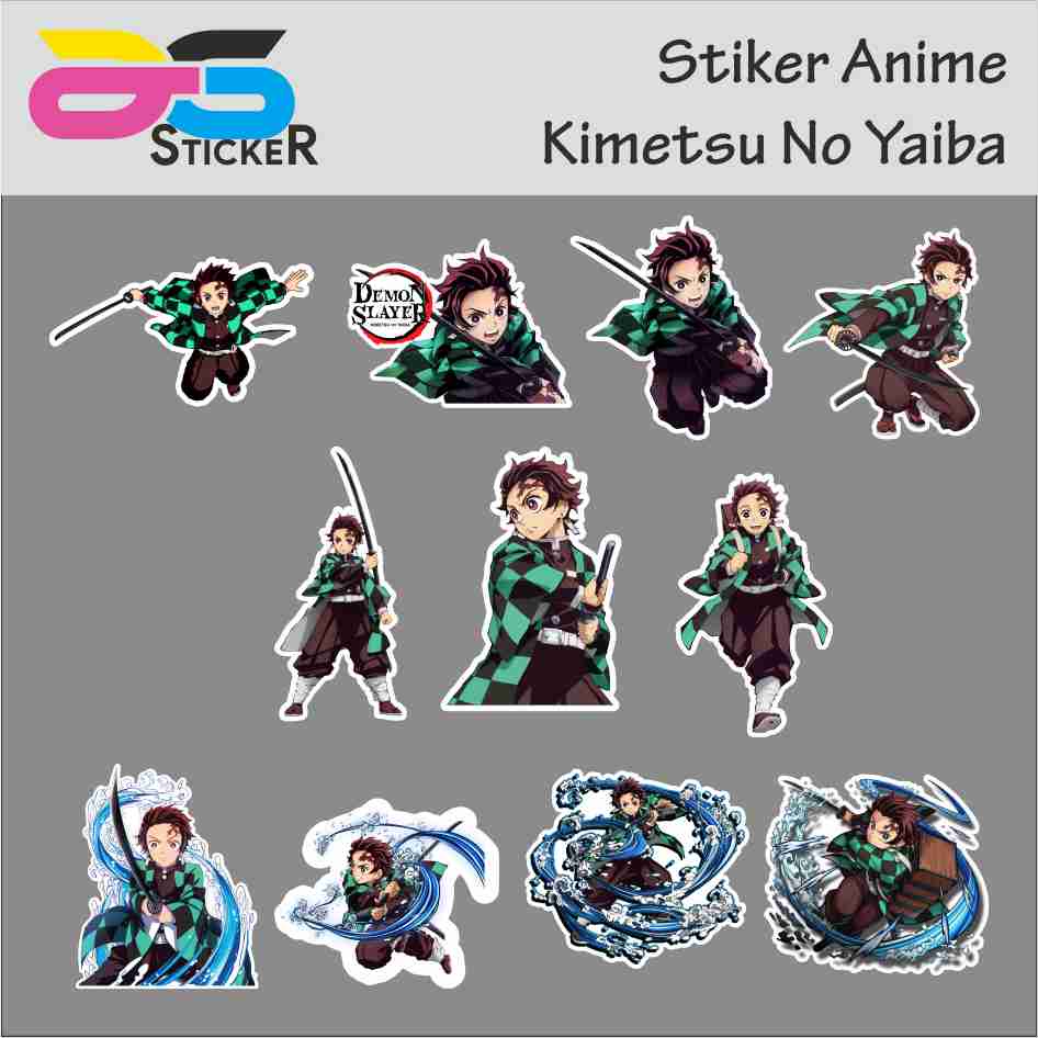 

Sticker - Stiker Kimetsu No Yaiba -Demon Slayer- Tanjiro Kamado