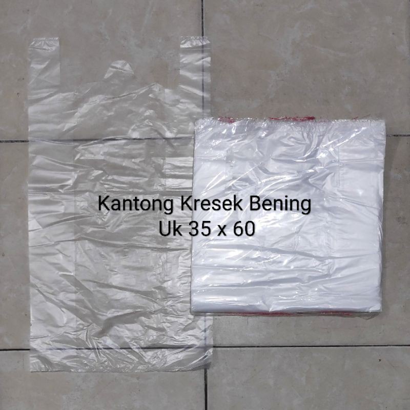 HD Bening 35, Kantong Kresek Bening Uk 35, Plastik Bening