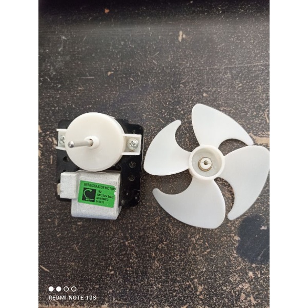 Fan motor kulkas 182 | motor fan kulkas sanyo + daun kipas