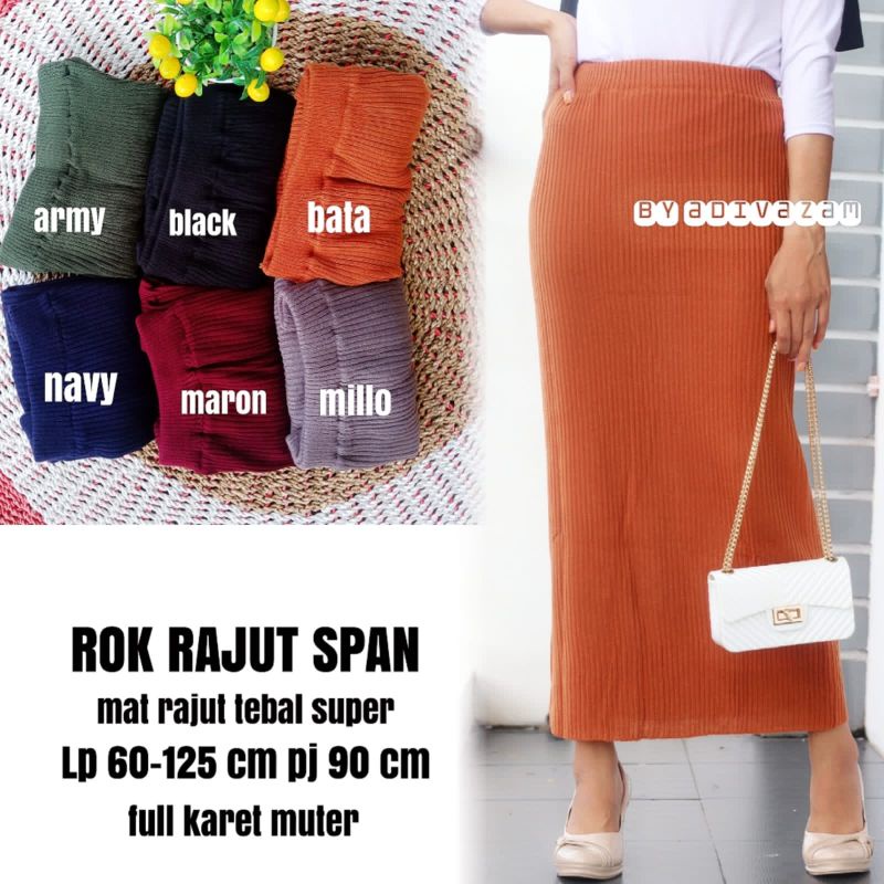 ROK RAJUT SPAN MODEL TERBARU