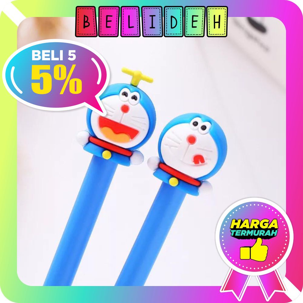 

☛BELIDEH☚ R078 PENA KARAKTER DORAEMON LUCU KEPALA PEN PULPEN ANAK SEKOLAH MURAH IMPORT