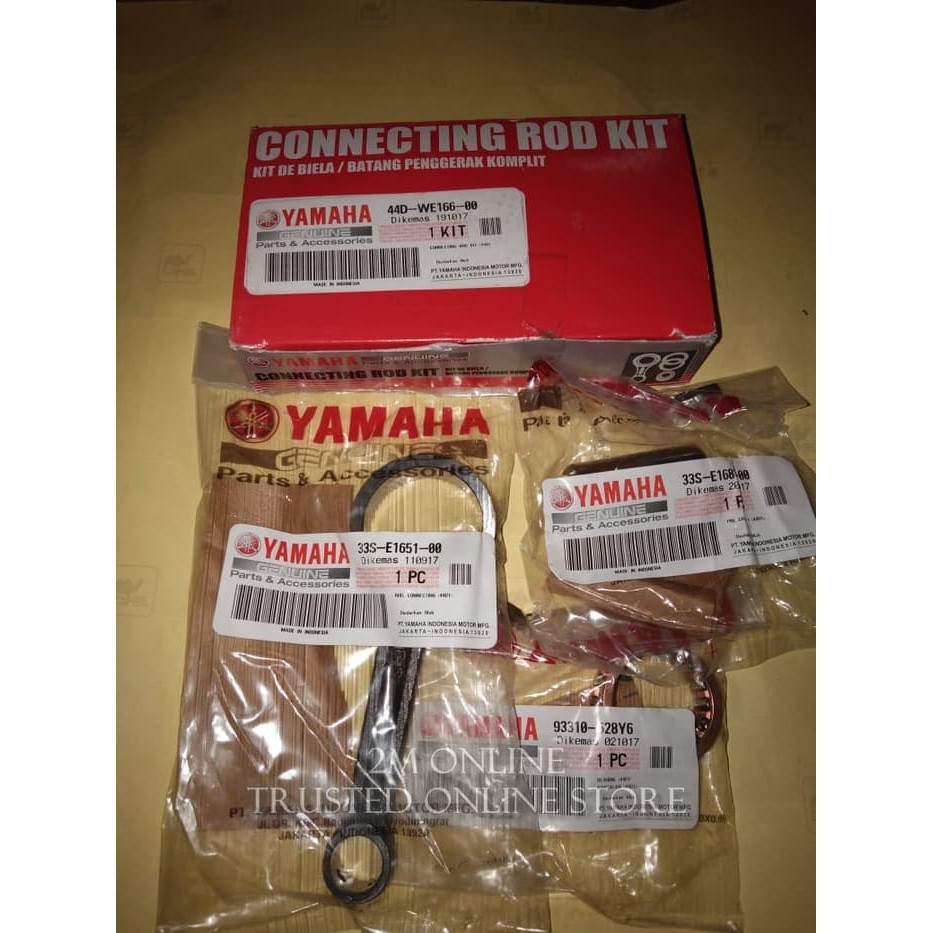 Con Rod Stang Seher Kit - Xeon Asli Yamaha 44D-WE166-00