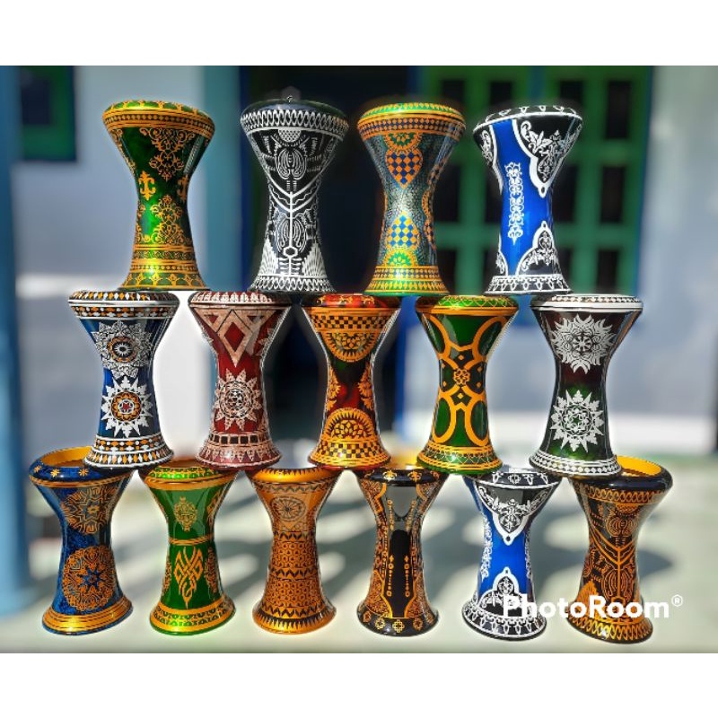 DARBUKA 8INC MOTIF BONUS MIKA