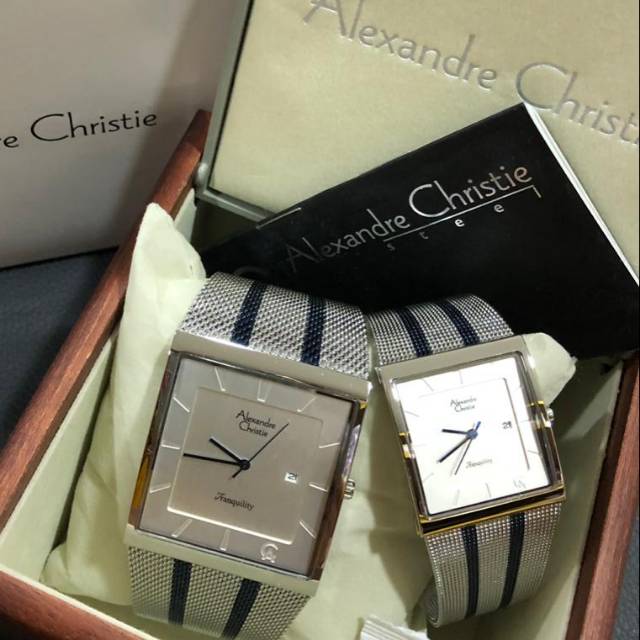Alexandre Christie AC 8333 Silver Couple