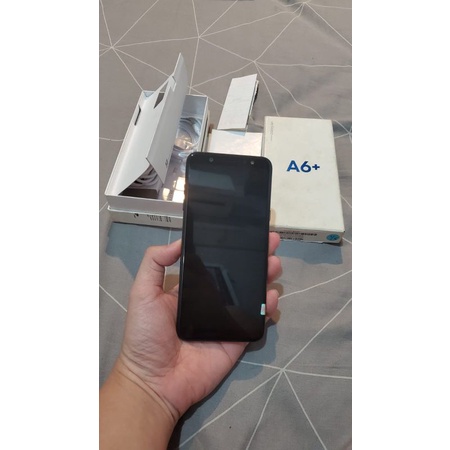 samsung A6+ second ram 4/32gb fullset mulus