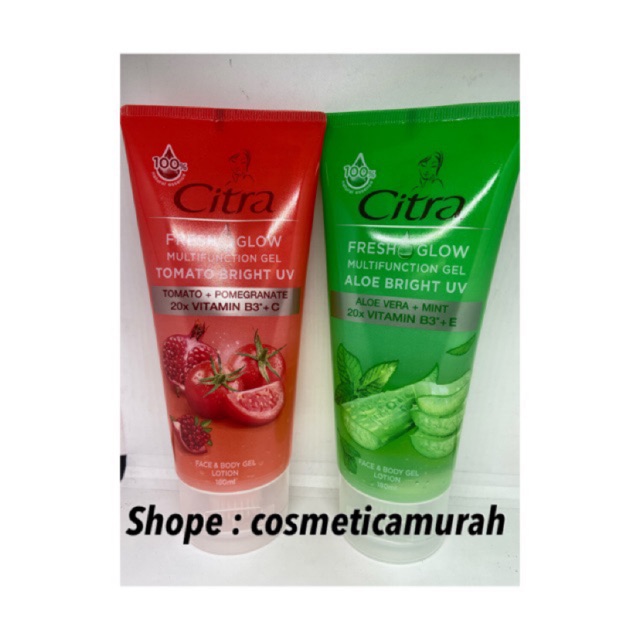 LENGKAP // CITRA FRESH GLOW MULTIFUNTION GEL / CITRA TOMATO GEL / CITRA ALOEVERA GEL