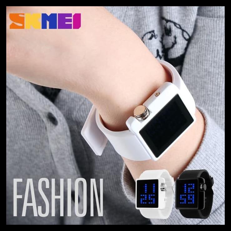 Indh ORI SKMEI BLACK SKY Waterproof Jam Tangan LED Digital Watch Anti Air - Hitam TERPERCAYA Kode