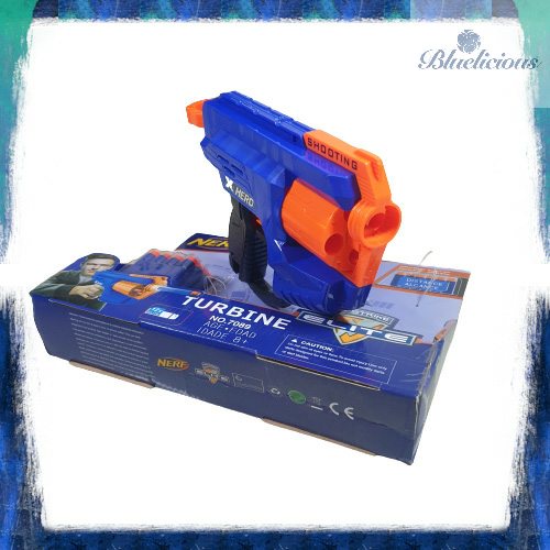 Nerf Turbine - X-hero - Pistol Mainan N-Strike