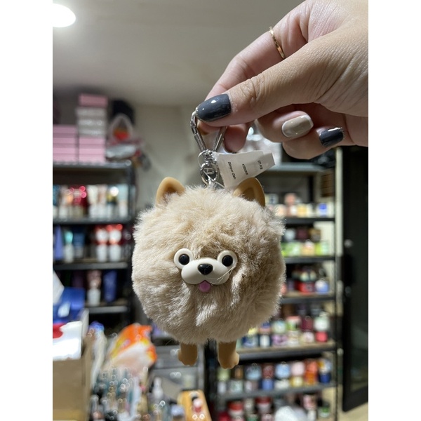 bath & body works bbw brown pomerian mini pom dog puppy holder pocketbac pocket bac hand sanitizer