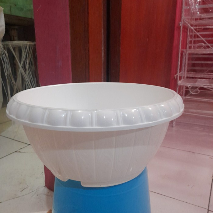 Pot Bonsai Gentong 27putih// Pot Plastik Bonsai Gentong 27putih