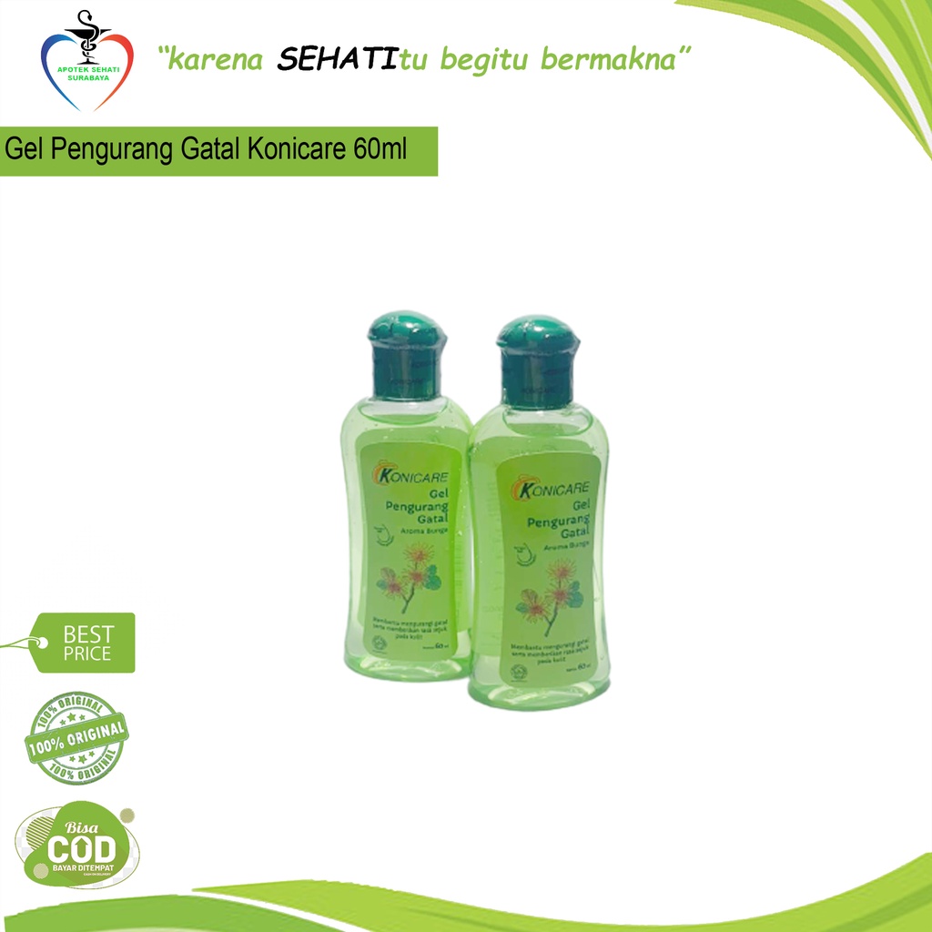 KONICARE GEL PENGURANG GATAL 60ML GIGITAN NYAMUK SERANGGA