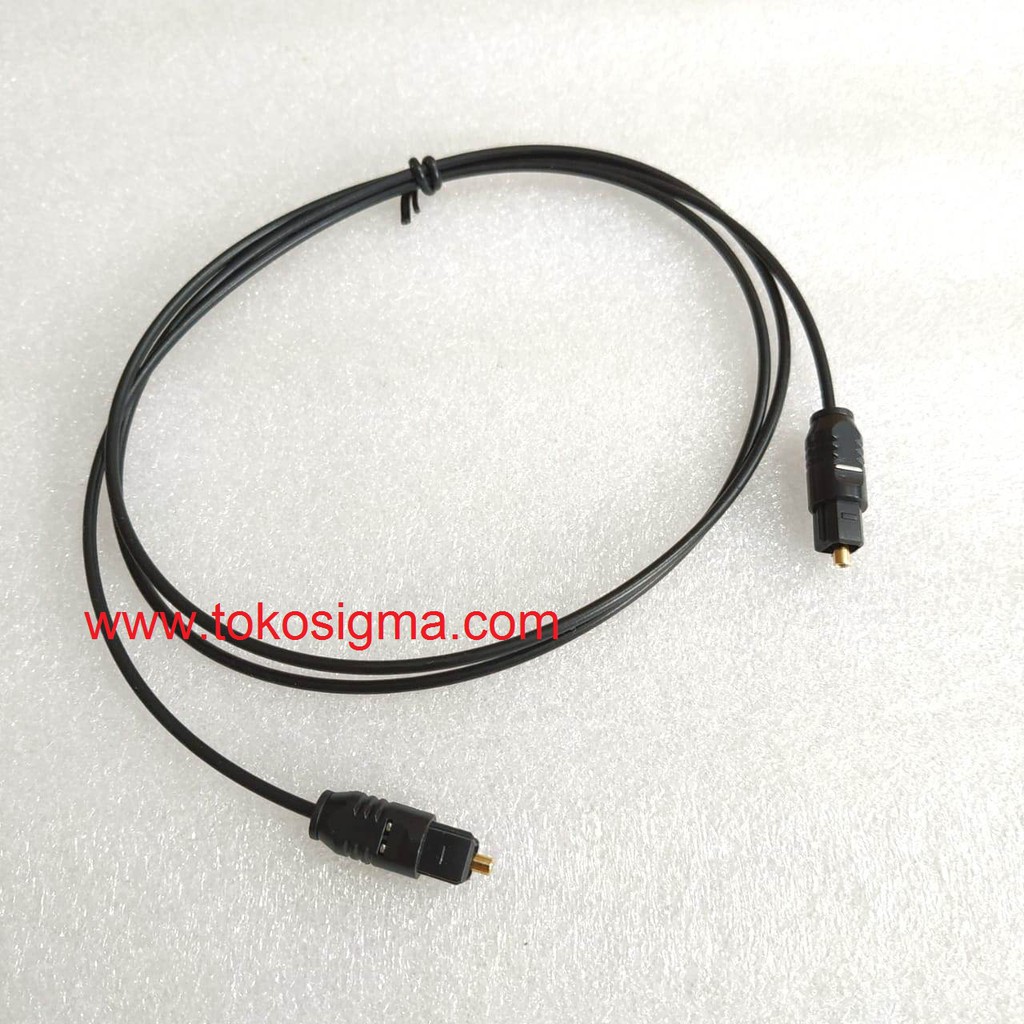 KABEL Audio Optical Sinar Cahaya TOSLink Digital Audio S/PDIF Kurus