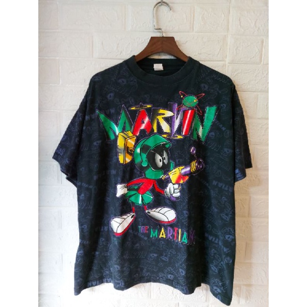 kaos vintage 90's marvin the martian warner bros