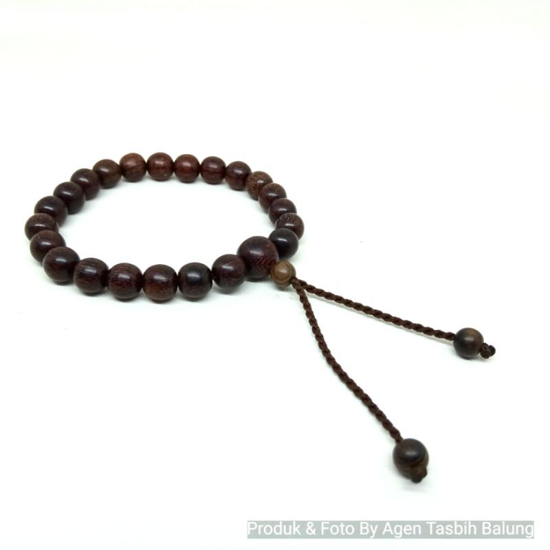 Gelang Kayu Galih Asem Size 6-8mm Galih Asem Asli