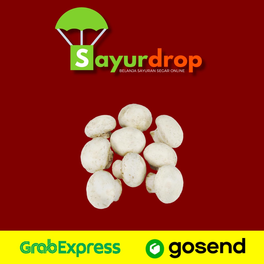 

Jamur Champignon 500 Gram - Segar Higienis Murah Cepat - Instant/Same Day Delivery (Sayurdrop)