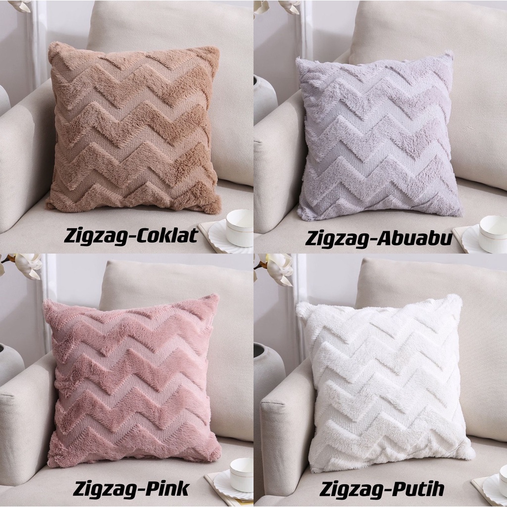 Utama Jakarta Baru - Sarung Bantal Sofa 45x45cm Estetik Nordic Kualitas Premium