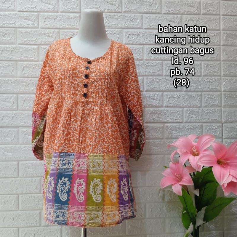 PRELOVED BAJU BATIK WANITA / (PART 1) / PL ATASAN BATIK WANITA / BAJU BEKAS-27