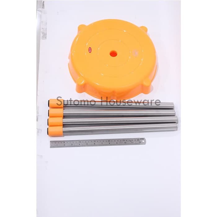 Kursi Plastik/Kursi Kantor Shinpo DOMINANT SIP197 Promo(by Gojek) - Orange