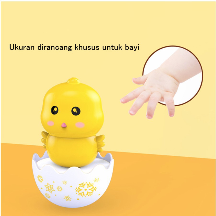 Mainan Boneka Tumbler Bentuk Animals Untuk Bayi Laki-Laki Dan Perempuan