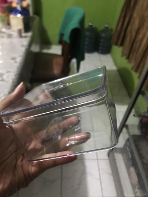 Toples Easytop Kotak Polos Kue Kering 300 Gram 712 @12pcs