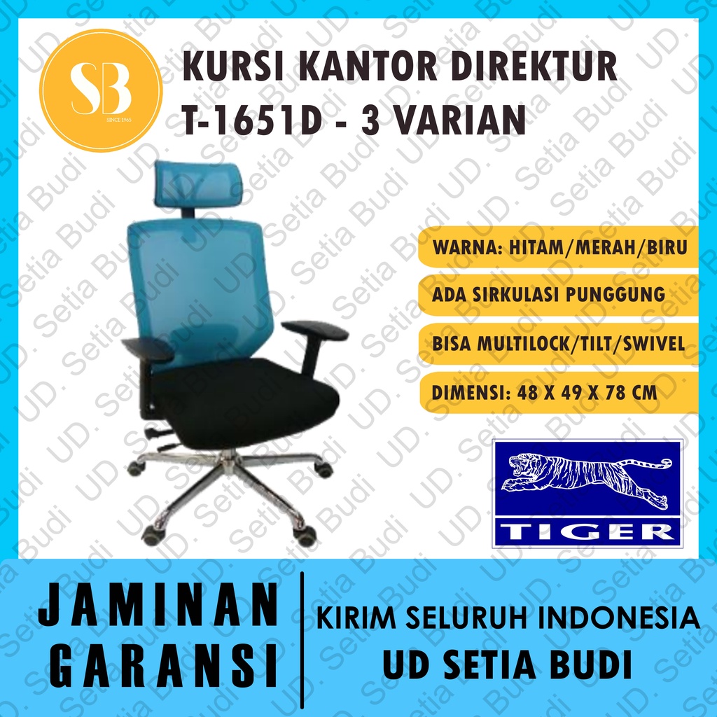 Kursi Kantor Direktur Tiger T-1651 D