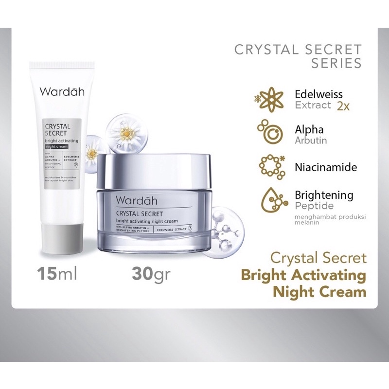 Wardah Crystal Secret Night Cream