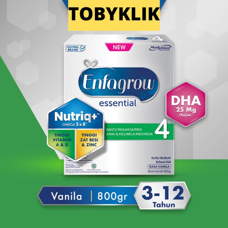 Enfagrow essential tahap 4 800gram
