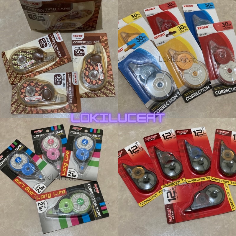 

Correction Tape/CT Joyko dan Kenko