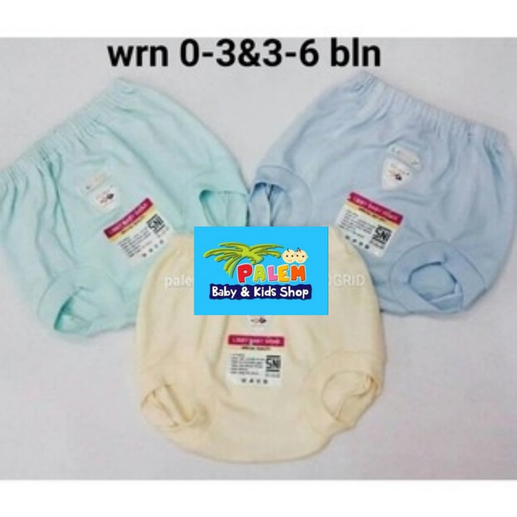 libby celana pop newborn , 3-6bulan , anak/besar isi 3pcs warna&amp;motif