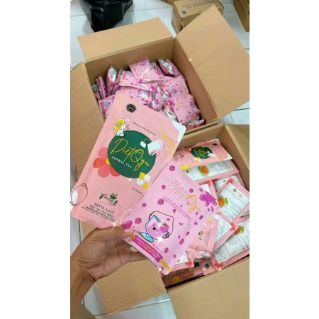 

GLUTAQYU Kolagen DrinkThe Best Formula mencerahkan/TeaQyu by Dietqyu slimming beauty & Asi BOOSTER TeaORIGINAL 100%