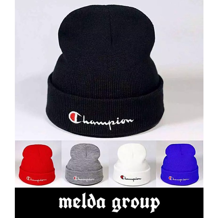 topi kupluk terbaru logo champion / kupluk paling keren 2021