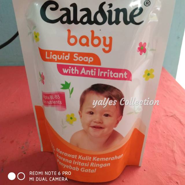 Caladine botol 200 refill 210 ml sabun cair bayi anti iritasi gatal liquid soap anti irritant baby